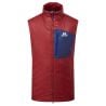 MOUNTAIN EQUIPMENT Oreus Herre Vest (Merlot/admiral Blue)