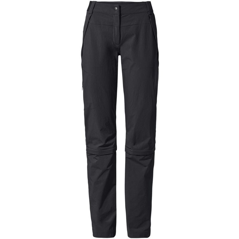 Pantalon de randonnée VAUDE Farley Stretch Capri T-Zip Pants III (Black) Femme