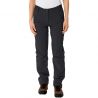 Wandelbroek Vaude Farley Stretch Capri T-Zip Pants III (Zwart) Dames