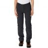 Hiking Pants Vaude Farley Stretch Capri T-Zip Pants III (Black) Women