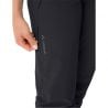 Hiking Pants Vaude Farley Stretch Capri T-Zip Pants III (Black) Women