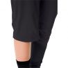 Hiking Pants Vaude Farley Stretch Capri T-Zip Pants III (Black) Women