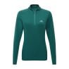 T-shirt med långa ärmar MOUNTAIN EQUIPMENT Cerrig LS Zip T (Deep Teal) Dam