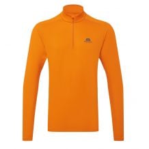 MOUNTAIN EQUIPMENT Cerrig Mens LS Zip T (Rust)