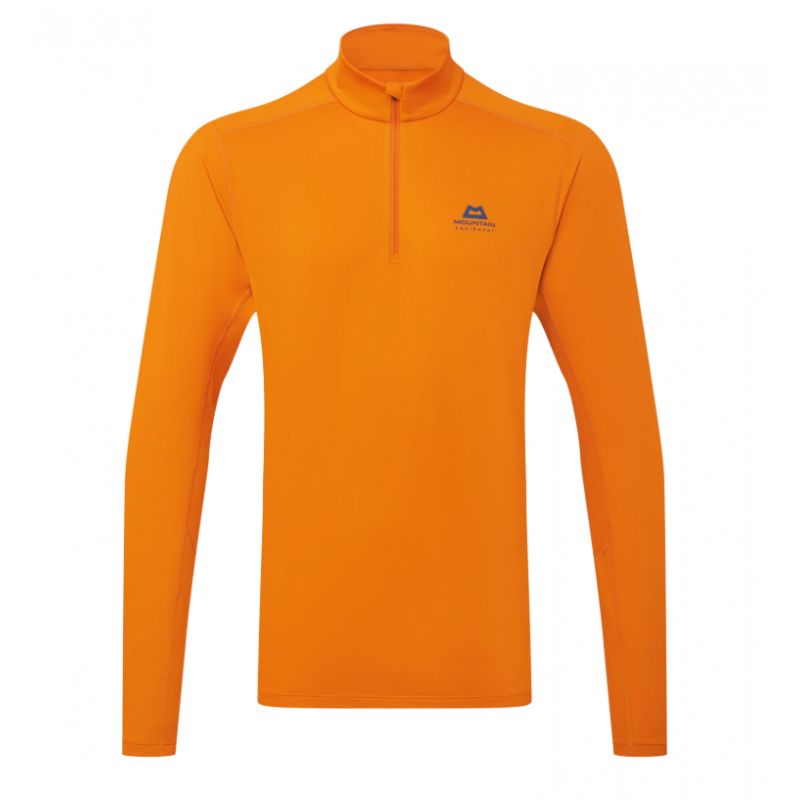 MOUNTAIN EQUIPMENT Cerrig Miesten LS Zip T (Rauta)