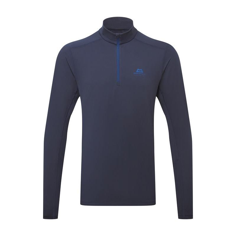 T-shirt manches longues MOUNTAIN EQUIPMENT Cerrig Mens LS Zip T (Cosmos) Homme