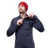 T-shirt manches longues MOUNTAIN EQUIPMENT Cerrig Mens LS Zip T (Rust) Homme