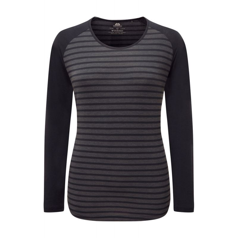 Camiseta de manga larga MOUNTAIN EQUIPMENT Redline LS Tee (Cosmos Stripe/Cosmos) Mujer