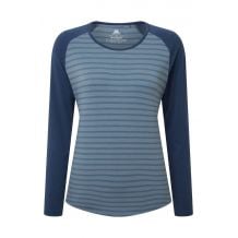 T-shirt maniche lunghe MOUNTAIN EQUIPMENT Redline LS Tee (Bluefin Stripe/Denim) Donna