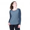 T-shirt manches longues MOUNTAIN EQUIPMENT Redline LS Tee (Fern Stripe/Fern) Femme