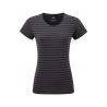 MOUNTAIN EQUIPMENT Groundup Stripe Wmns Tee (Cosmos stripe)