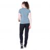 MOUNTAIN EQUIPMENT Groundup Stripe Wmns Tee (Bluefin Stripe)