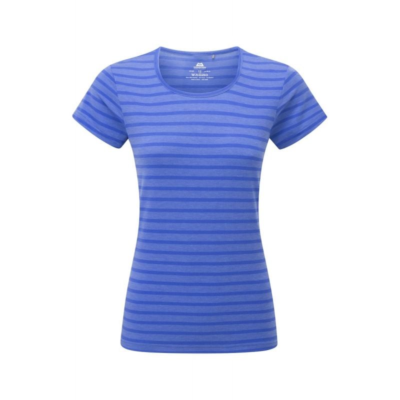 T-skjorte MOUNTAIN EQUIPMENT Groundup Stripe Tee (Vivid Stripe) Dame