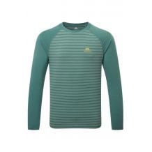 Long Sleeve T-shirt MOUNTAIN EQUIPMENT Redline LS Tee (Fern Stripe/Fern) Men