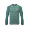 MOUNTAIN EQUIPMENT Redline LS Heren T-shirt (Fern Stripe/Fern)