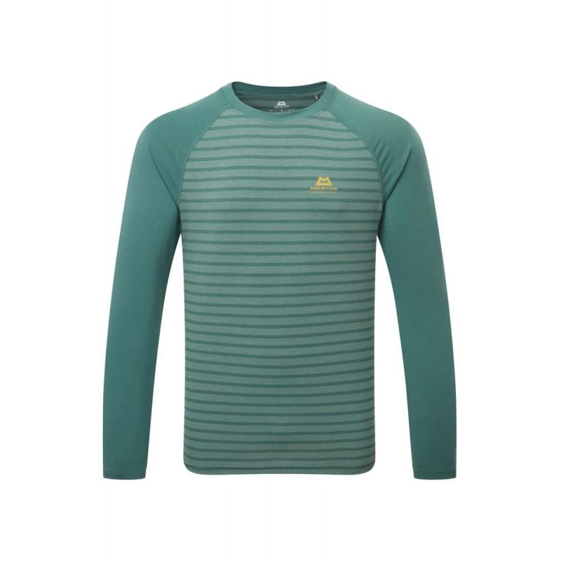 T-shirt met lange mouwen MOUNTAIN EQUIPMENT Redline LS Tee (Fern Stripe/Fern) Mannen