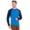 MOUNTAIN EQUIPMENT Redline LS Mens Tee (Atlantic/cosmos)