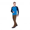 MOUNTAIN EQUIPMENT Redline LS Camiseta para Hombre (Atlántico/Cosmos)