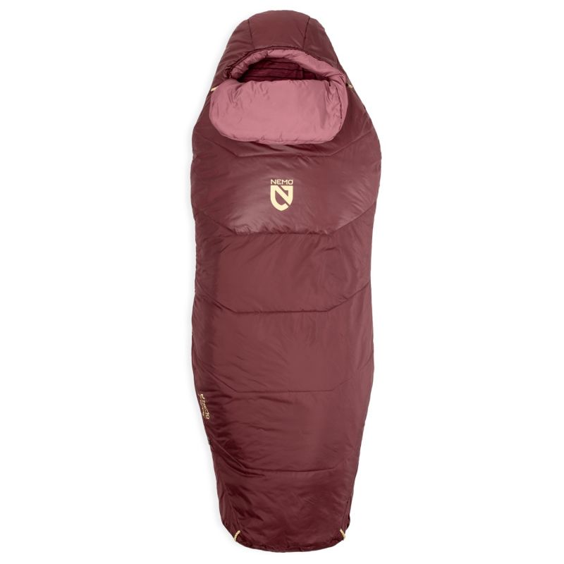 Saco de dormir NEMO Tempo Womens 35 Reg (Burdeos) Mujer