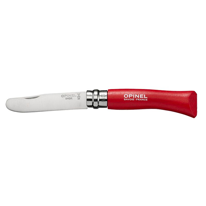 Veitsi Mon Premier Opinel Nro 7 Ruostumaton Punainen Opinel
