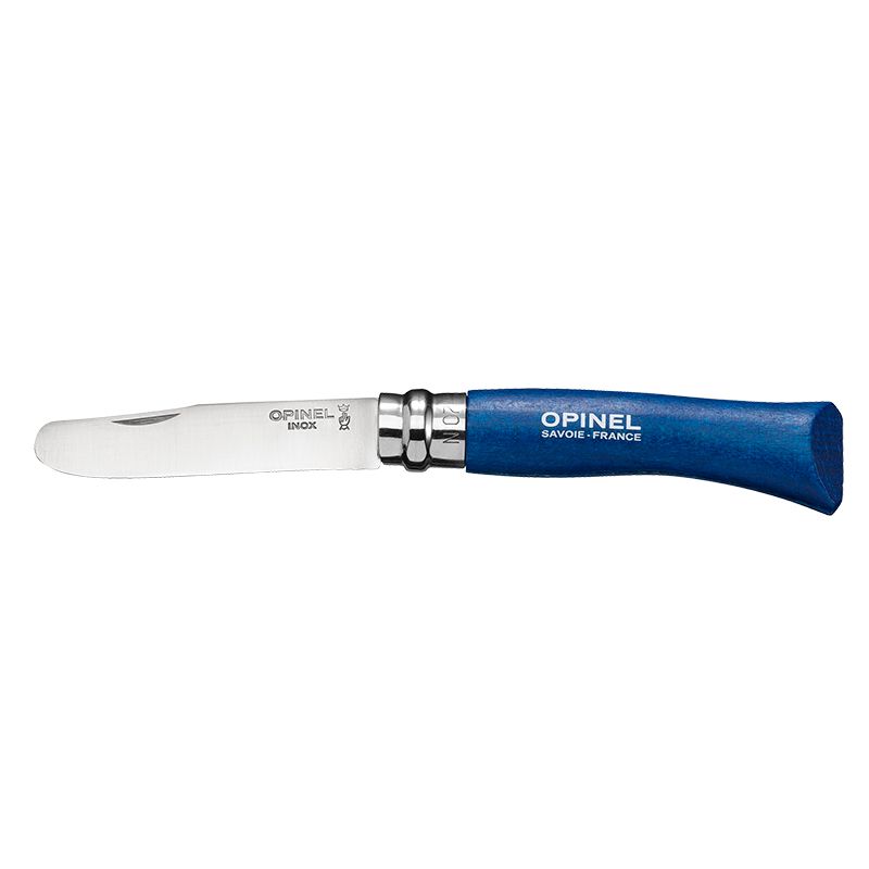 Veitsi Mon Premier Opinel Nro 7 Ruostumaton Sininen Opinel