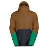 Waterdichte jas Scott Jacket M's Explorair Light Dryo 2.5L (Bread Brown/dark Blue) Heren