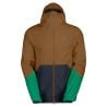 Veste imperméable SCOTT Jacket M's Explorair Light Dryo 2.5L (Bread Brown/dark Blue) Homme 