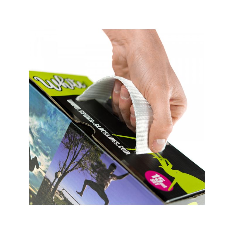Kit slackline Spider Slacklines SLACKLINE KIT - WHITE LINE 15