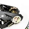 Spider Slacklines KIT DE SLACKLINE - WHITE LINE 15 ()