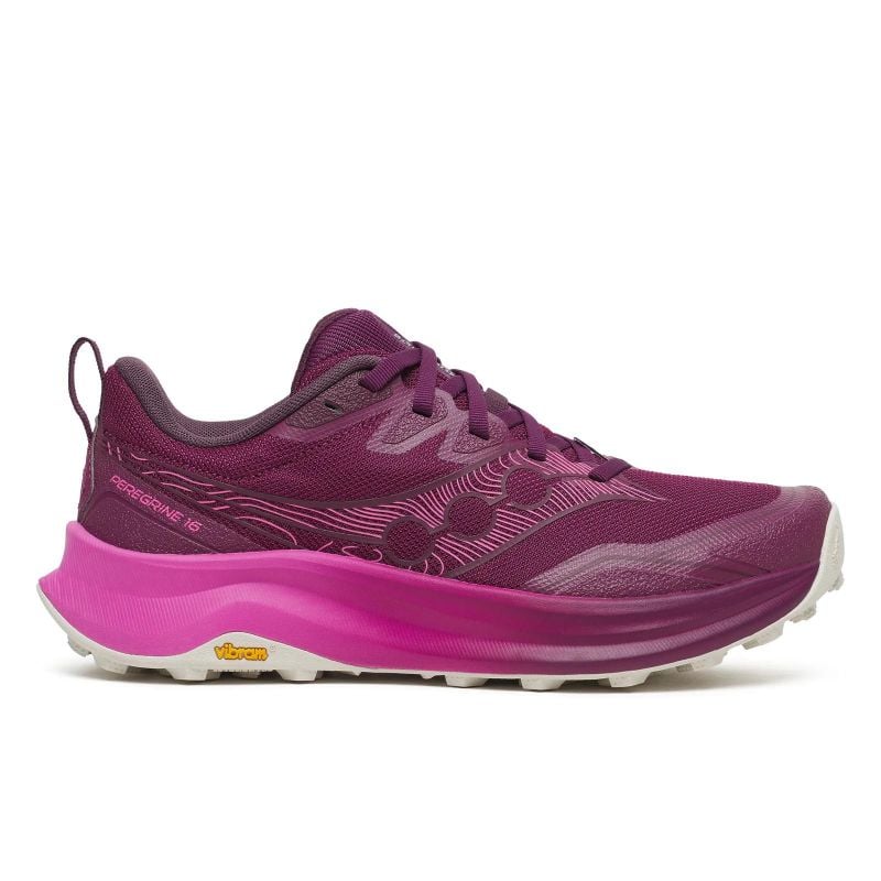 Polkujuoksukengät Saucony PEREGRINE 16 (PLUM/MULBERRY) Naiset