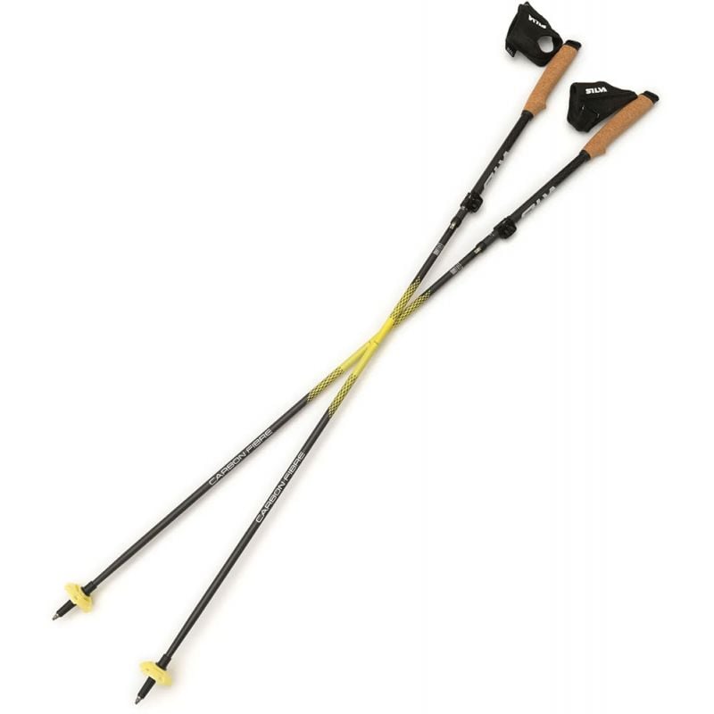 Bâton de trail SILVA Running poles carbon z (Noir/jaune) Mixte