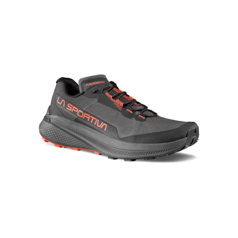 Trail shoes La Sportiva Prodigio (Carbon/Cherry Tomato) Men