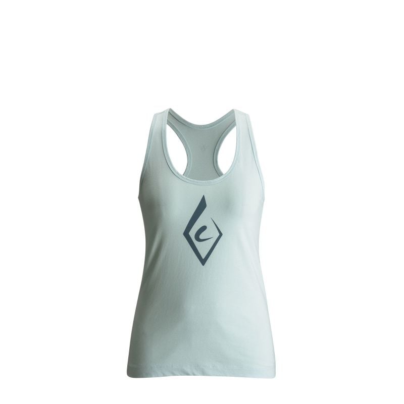 Tank top Black Diamond Brushstroke (Glacial blue) Woman