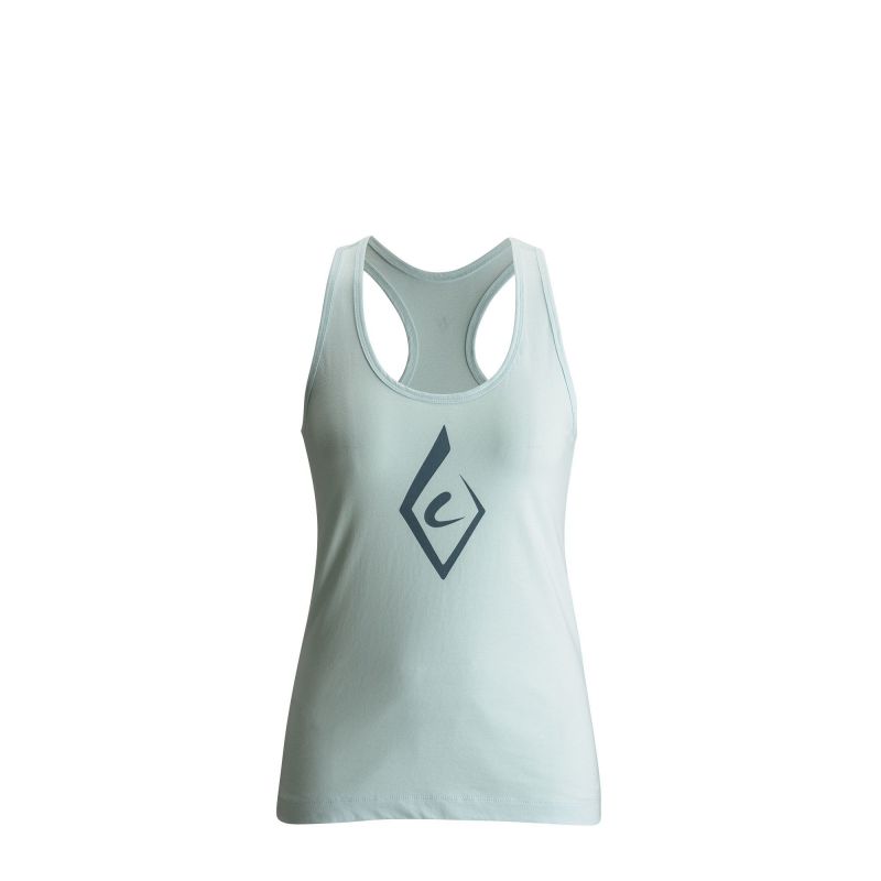 Tank top Black Diamond Brushstroke (Glacial blue) Women's